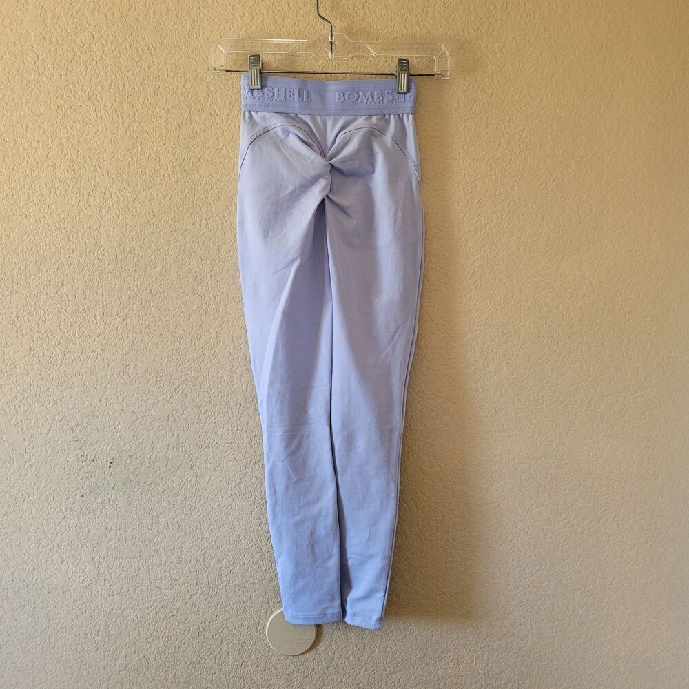 Bombshell Leggings Size Xsmall Lavender Sportswear Movement Scrunch Butt Gym